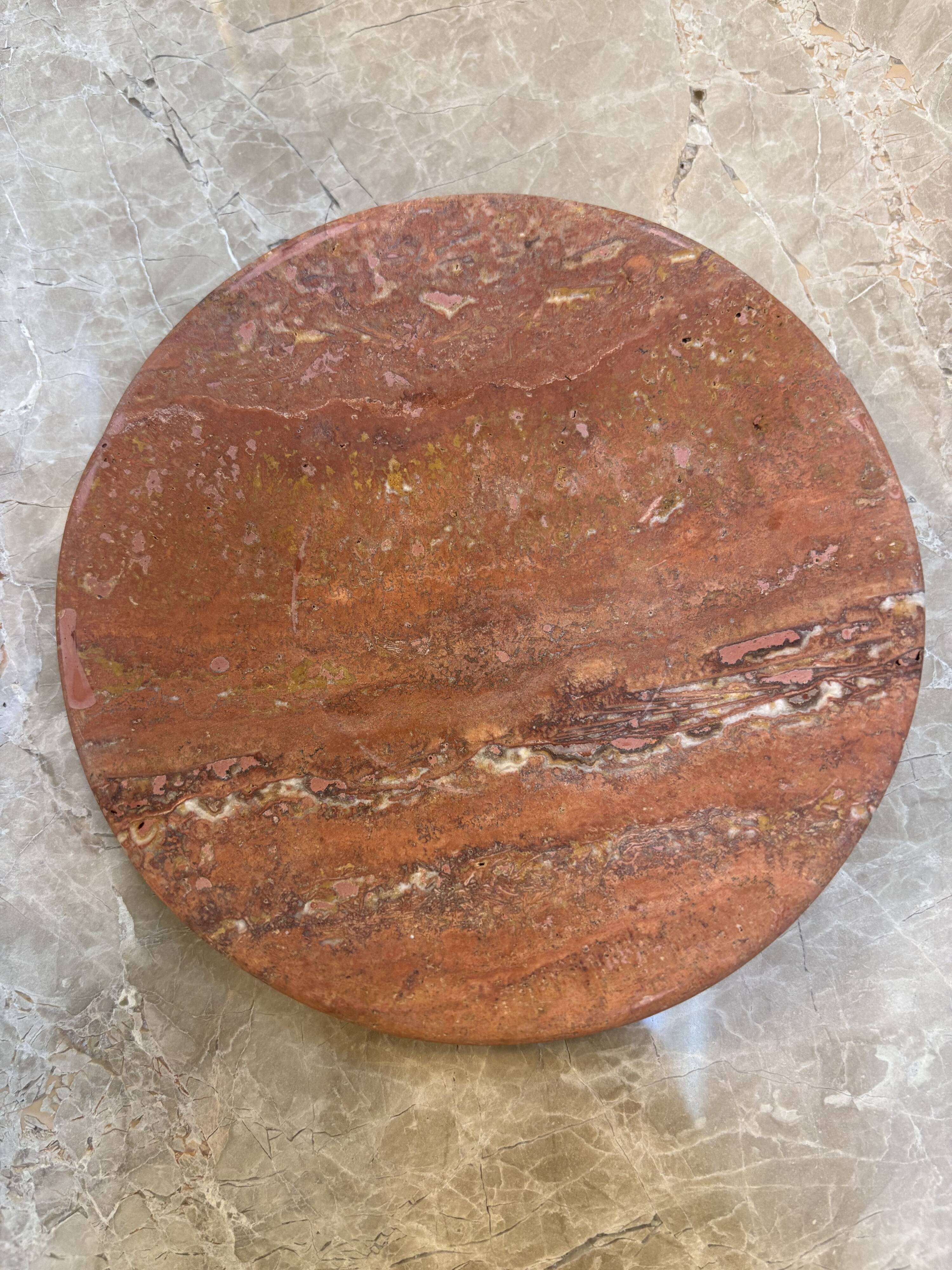 travertine valet tray, decorative red travertine tray