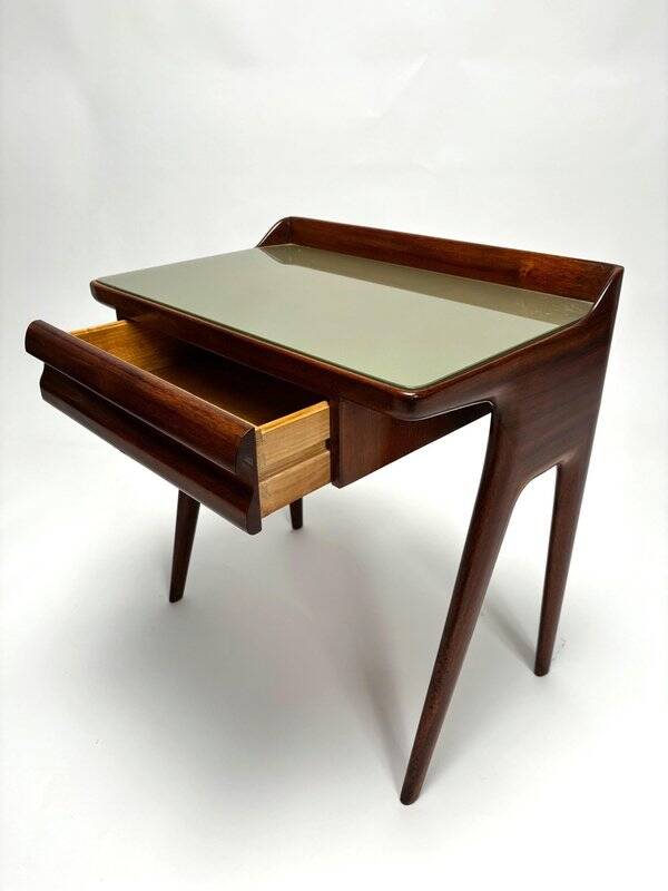 Mid-Century Wooden Bedside Tables attributed to Vittorio Dassi, Italy, 1950s, Set of 2