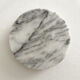 Cendrier rond en marbre gris vintage