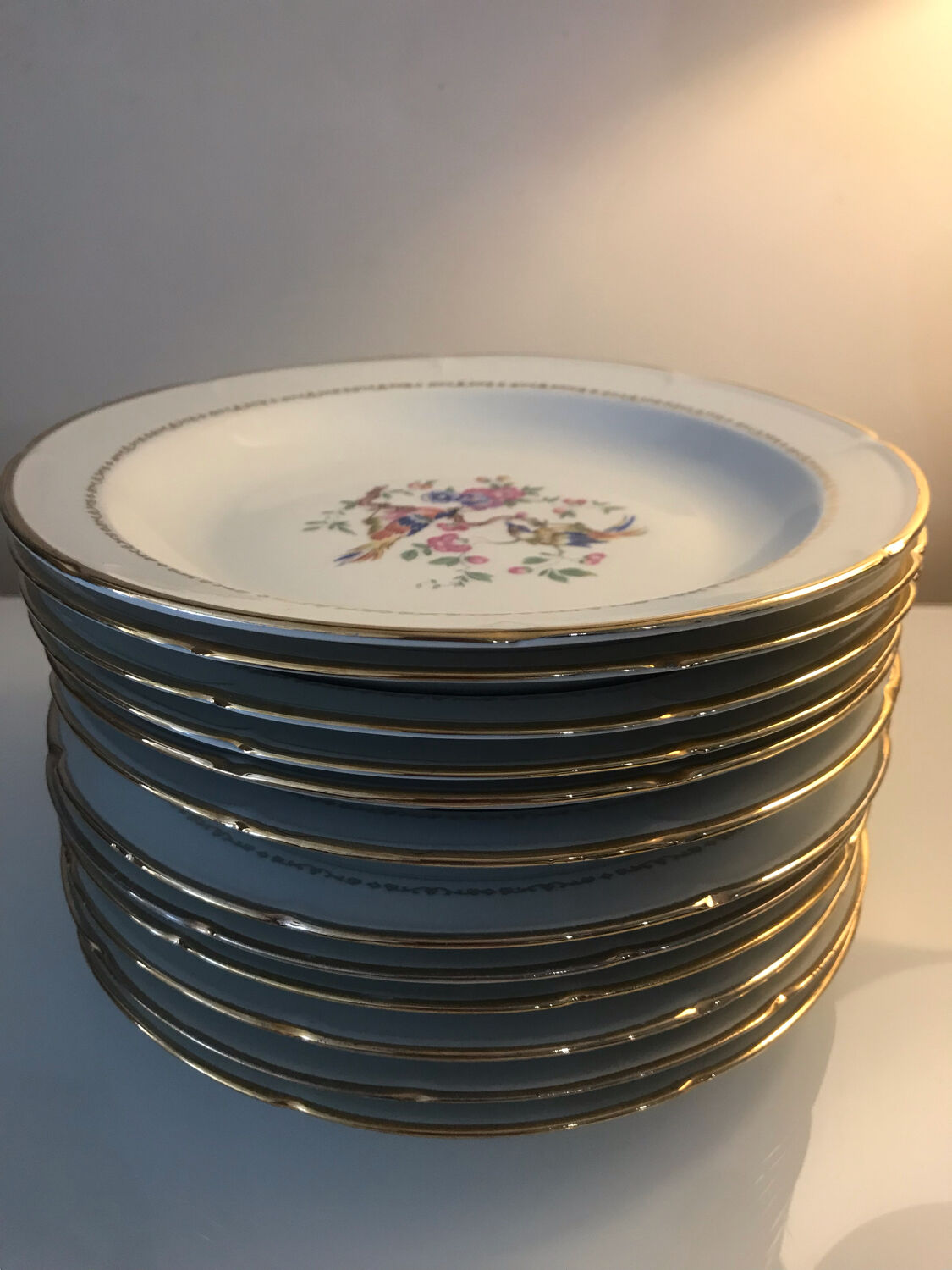 24 fine porcelain plates