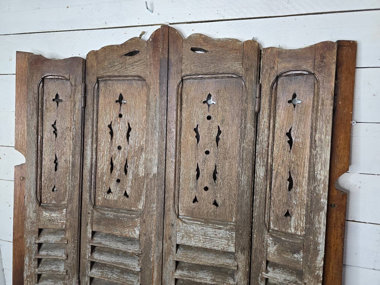Volets en chêne