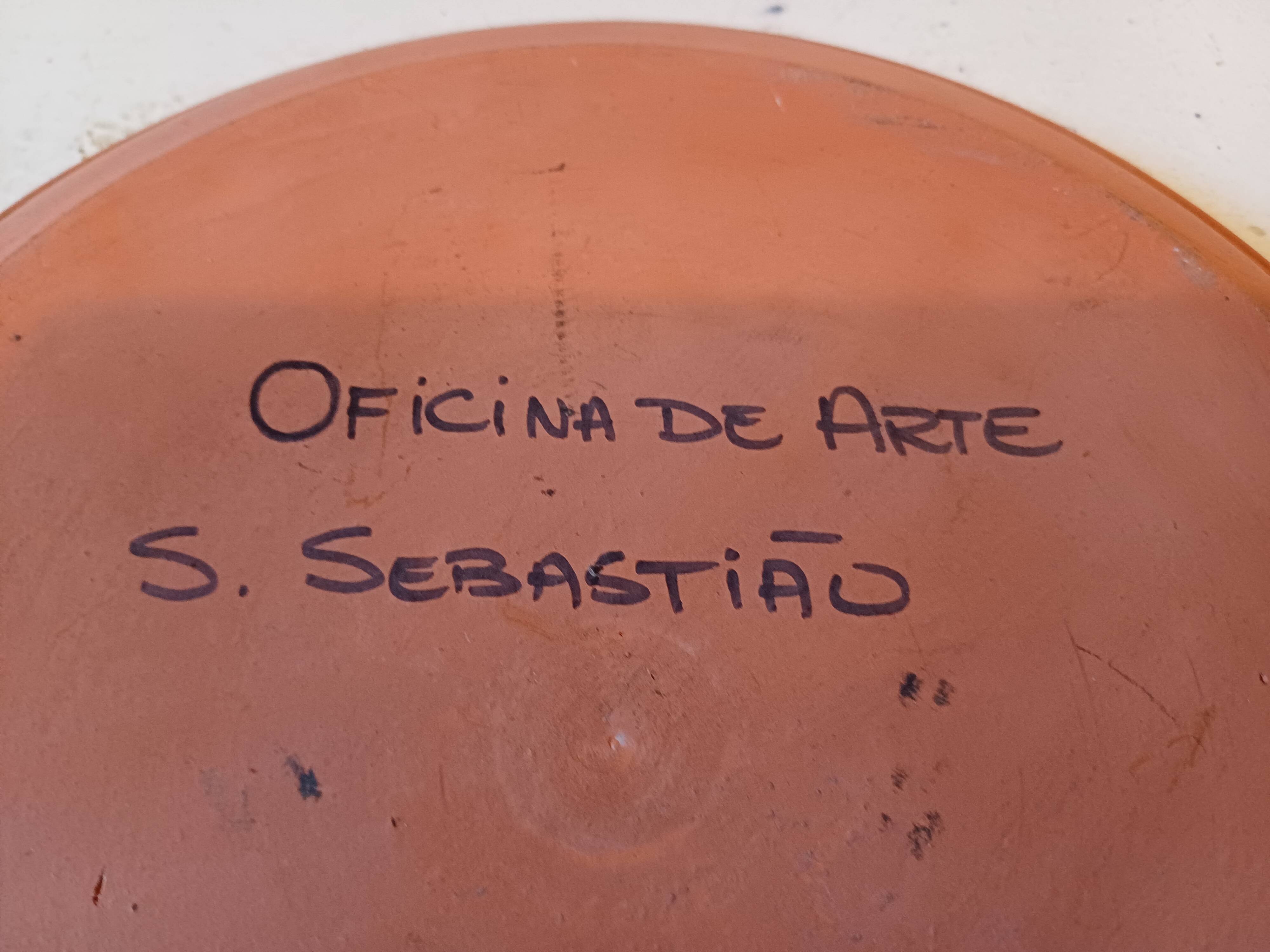 S.Sebastiao Glazed Terracotta Dish