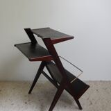 Wooden sofa end magazine holders