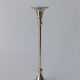 Silver metal candlestick holder