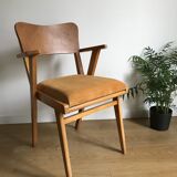 Bridge velvet curry armchair and compass feet