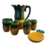 Porcelain and slip refreshment service, Vallauris circa 1940