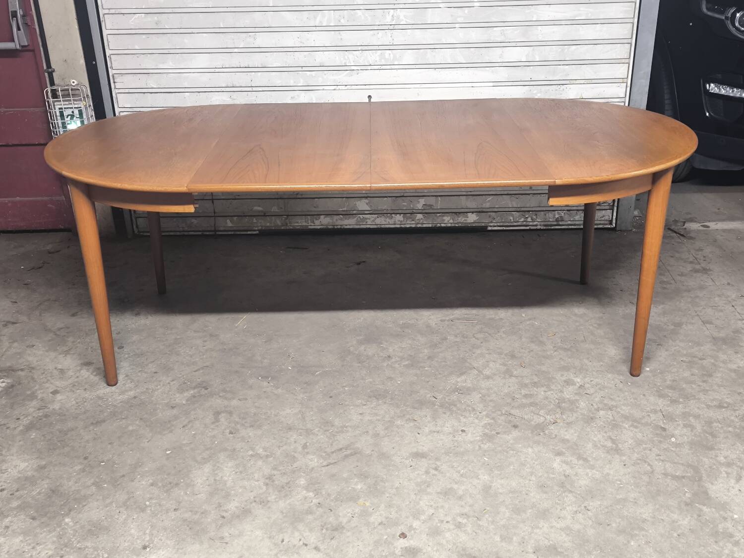 Vintage teak Scandinavian table from the 1960s by Johannes Andersen.