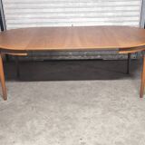 Vintage teak Scandinavian table from the 1960s by Johannes Andersen.