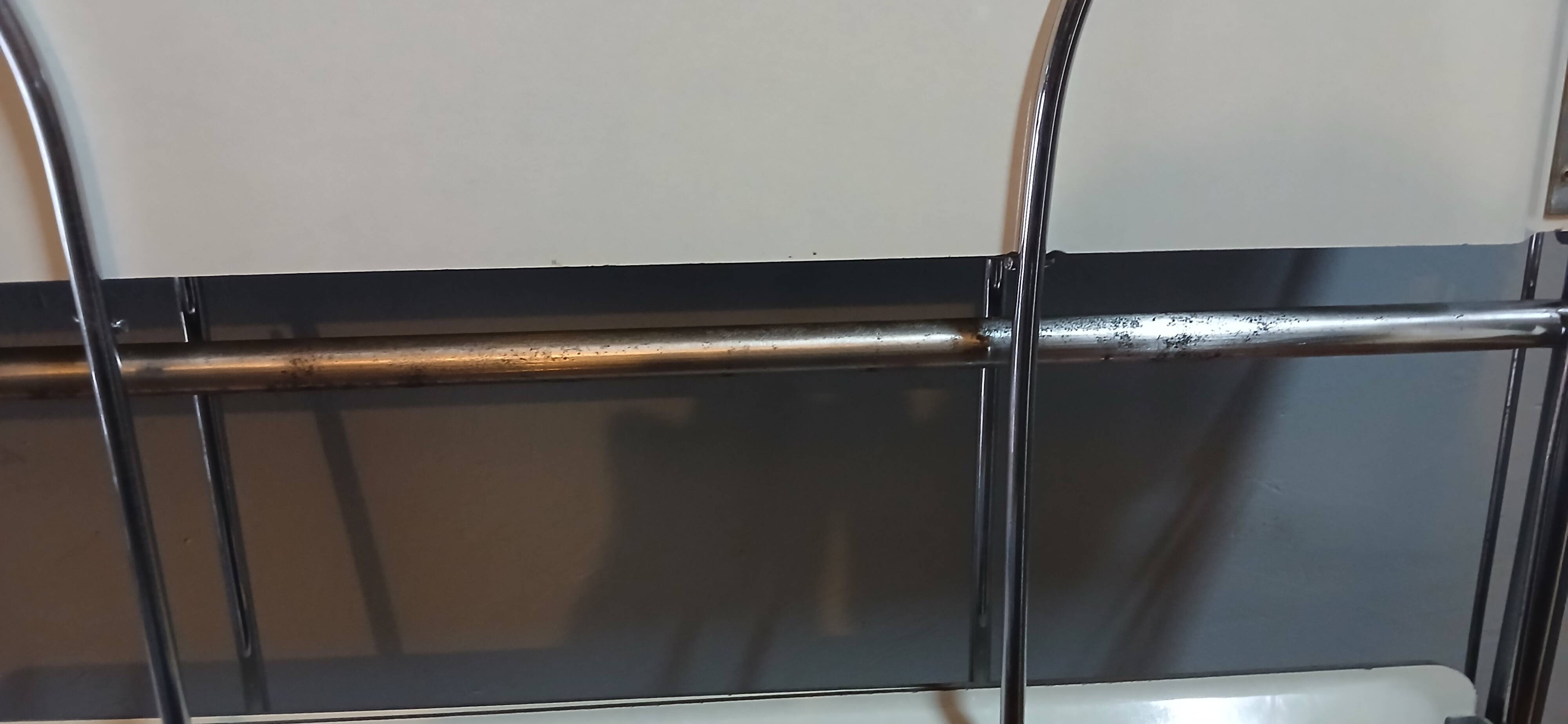 Desserte pliante sur roulettes, années 70