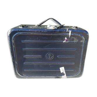 Valise métallique, armée, Marine française  Vintage Années 70