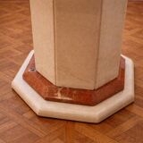 Large marble dining table – Central base