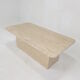 Italian Travertine Coffee Table, 1980s