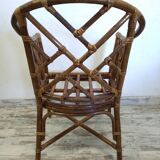 Bamboo armchair