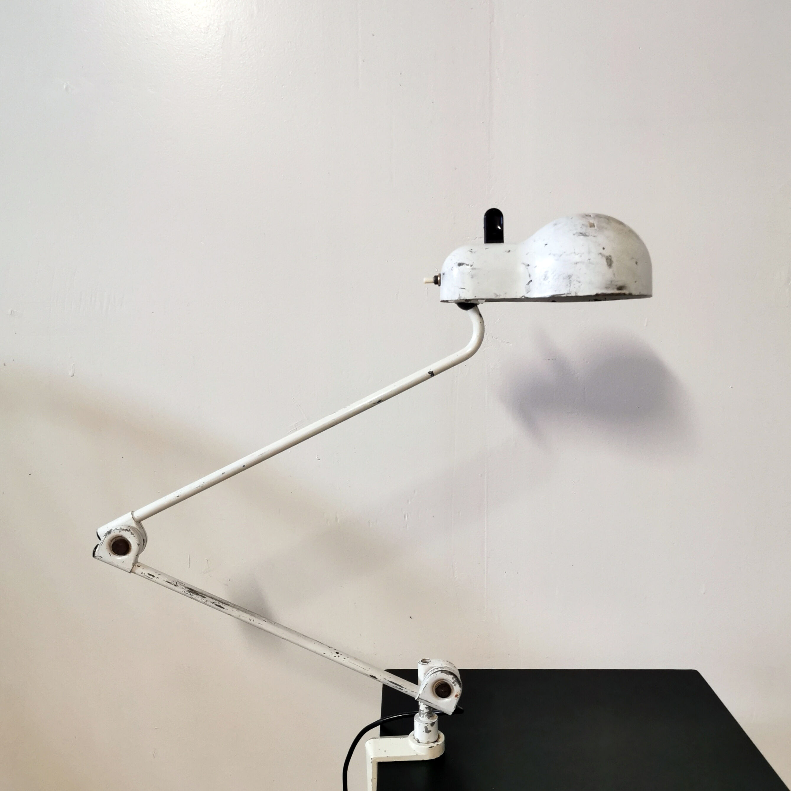 Joe Colombo's "Topo" desk lamp for Stilnovo, 1970