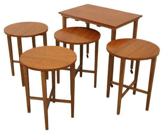 Nesting tables Poul Hundevad vintage