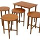 Tables gigognes Poul Hundevad vintage