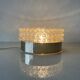 Round bubble glass wall lamp or flush mount by Limburg, 1960s, Germany