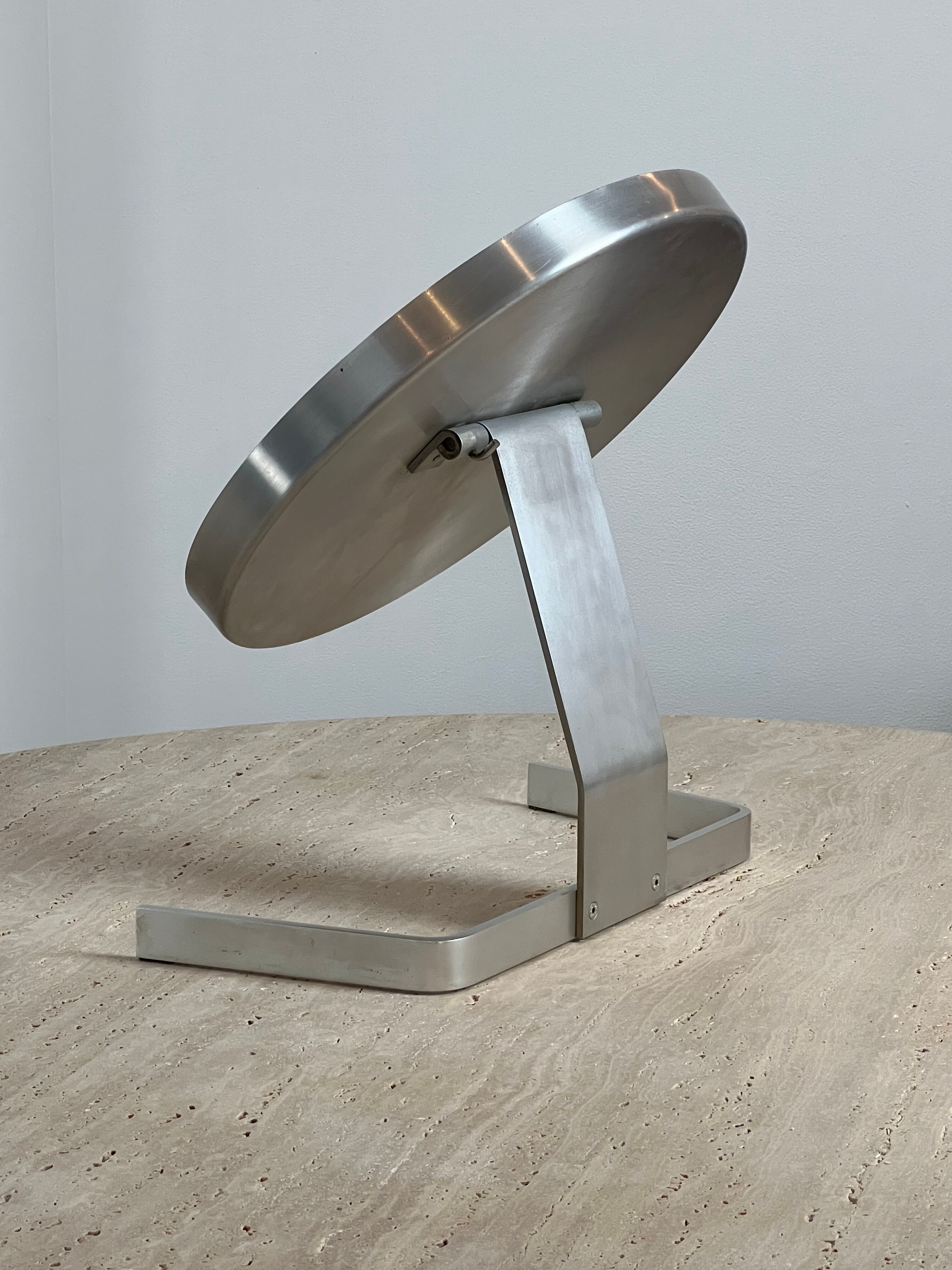 Circular mirror by Pierre Vandel France 70s 47x44cm