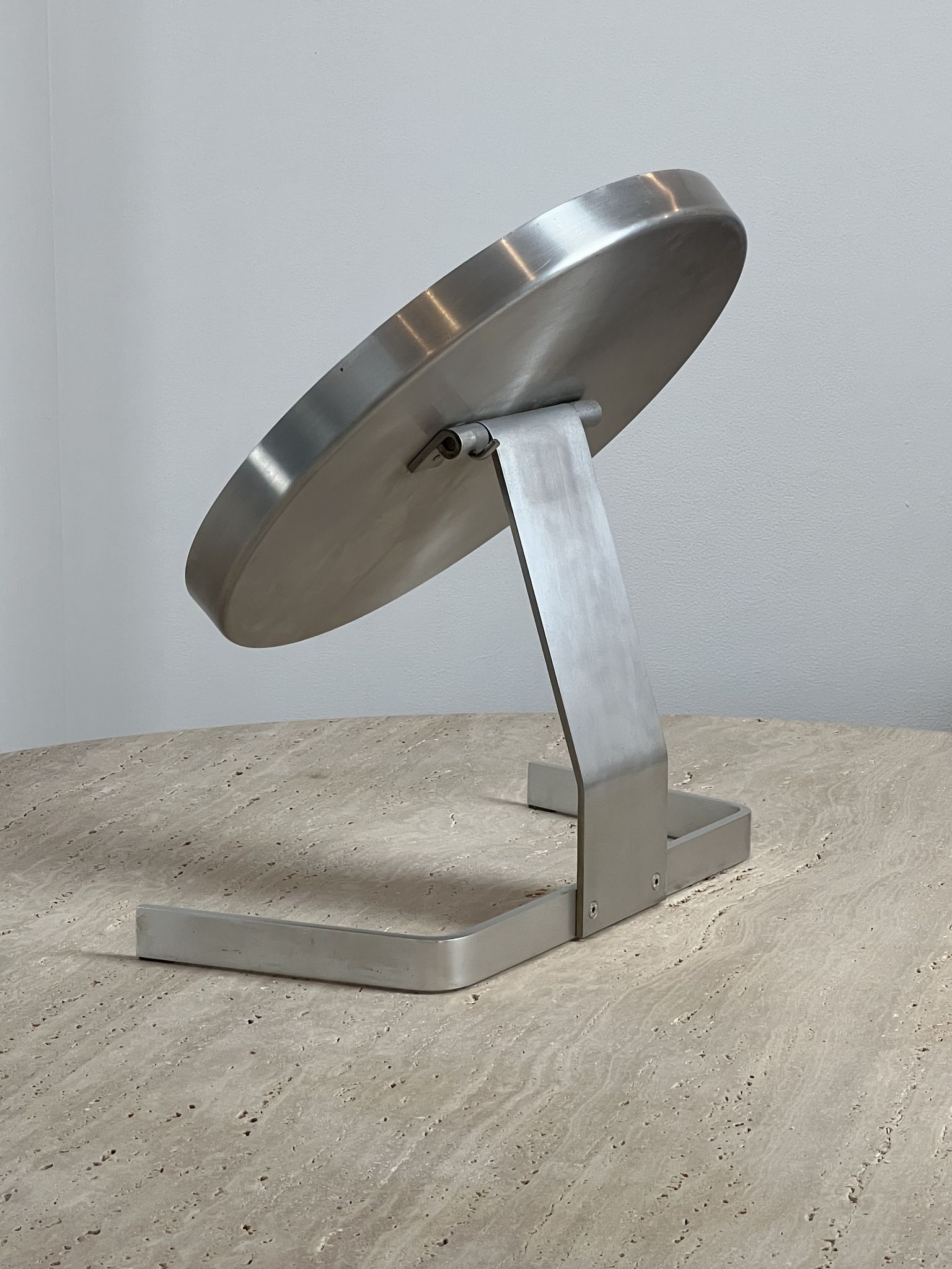 Circular mirror by Pierre Vandel France 70s 47x44cm