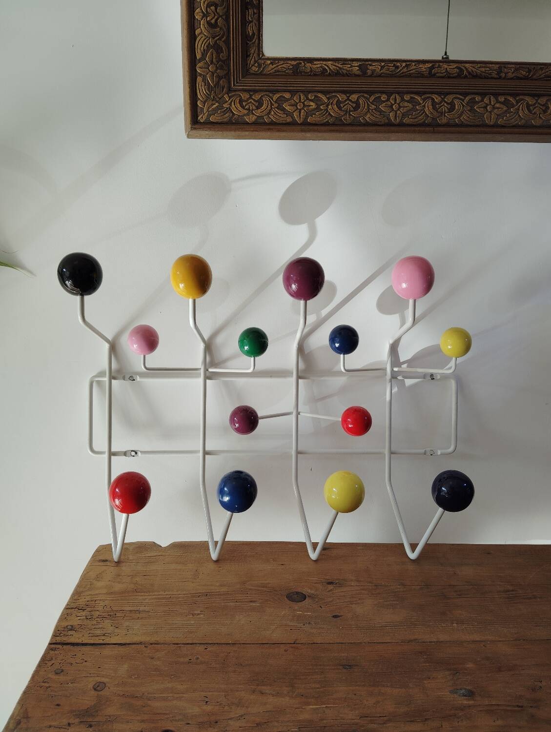 “Hang it all” coat racks by Charles and Ray Eames