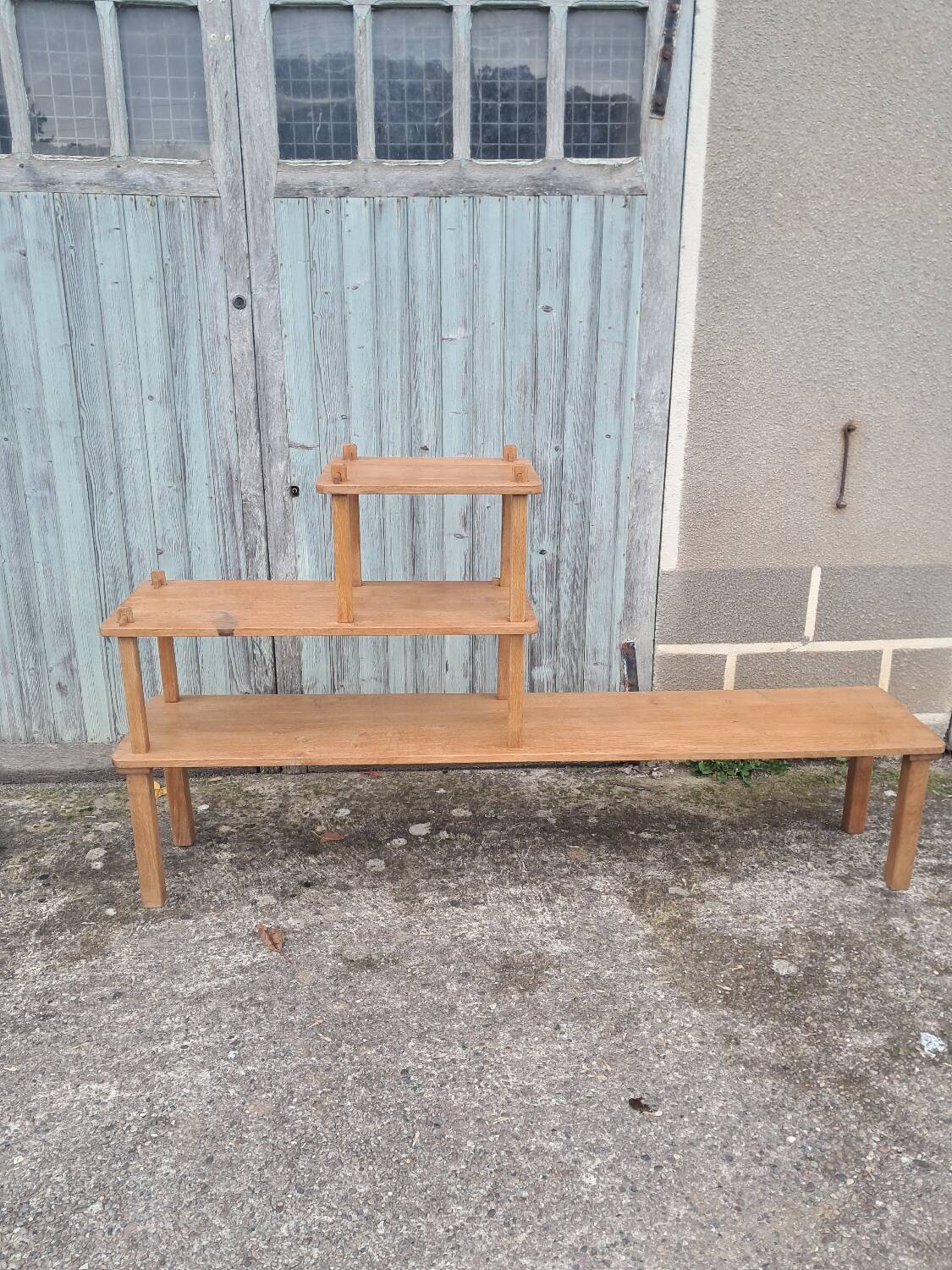 Étagère en chêne, modulable.
