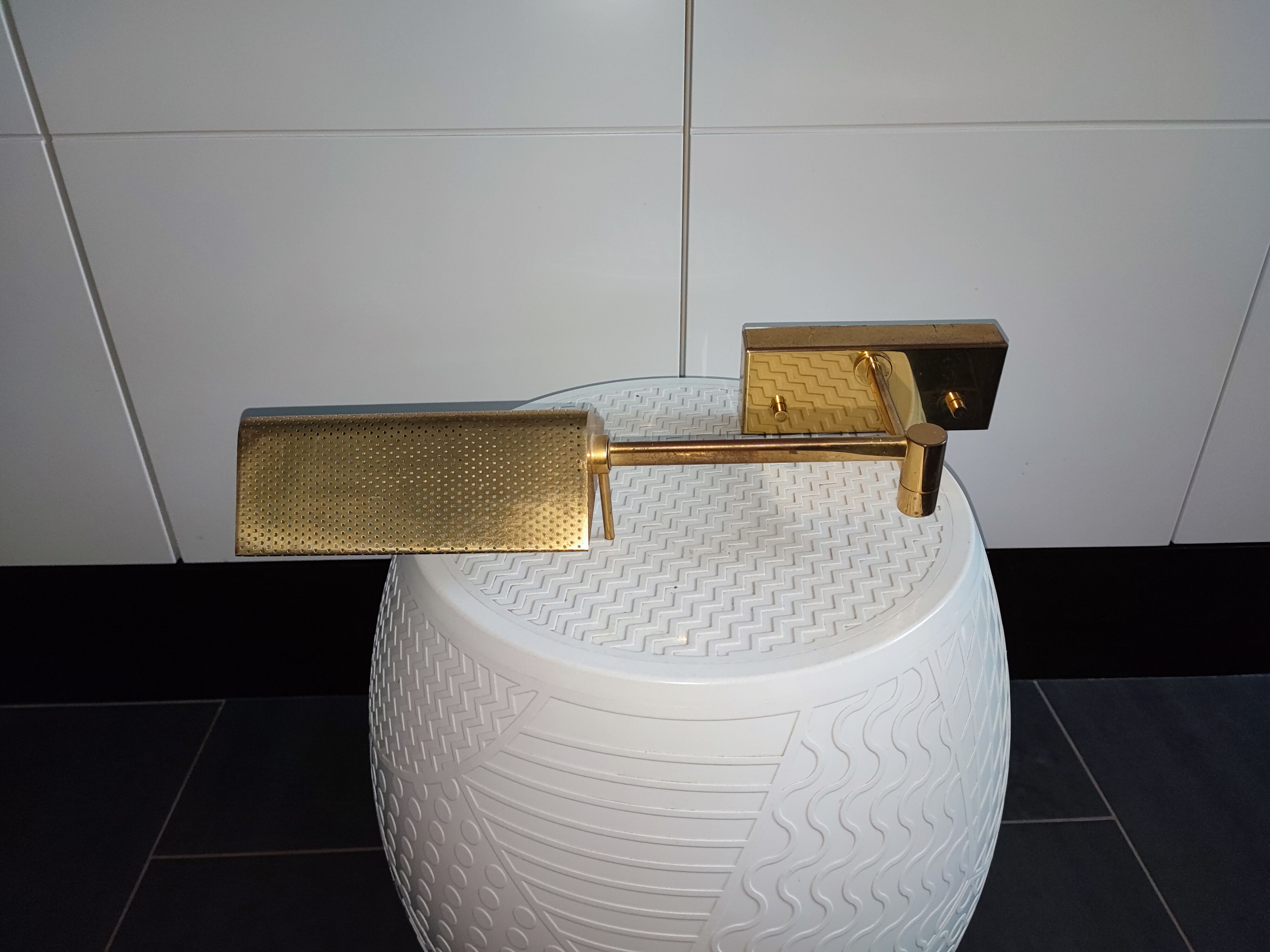 Brass wall or reading light