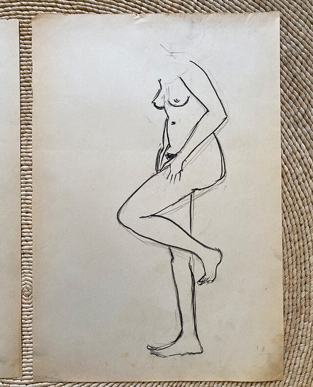Nude sketches 1920