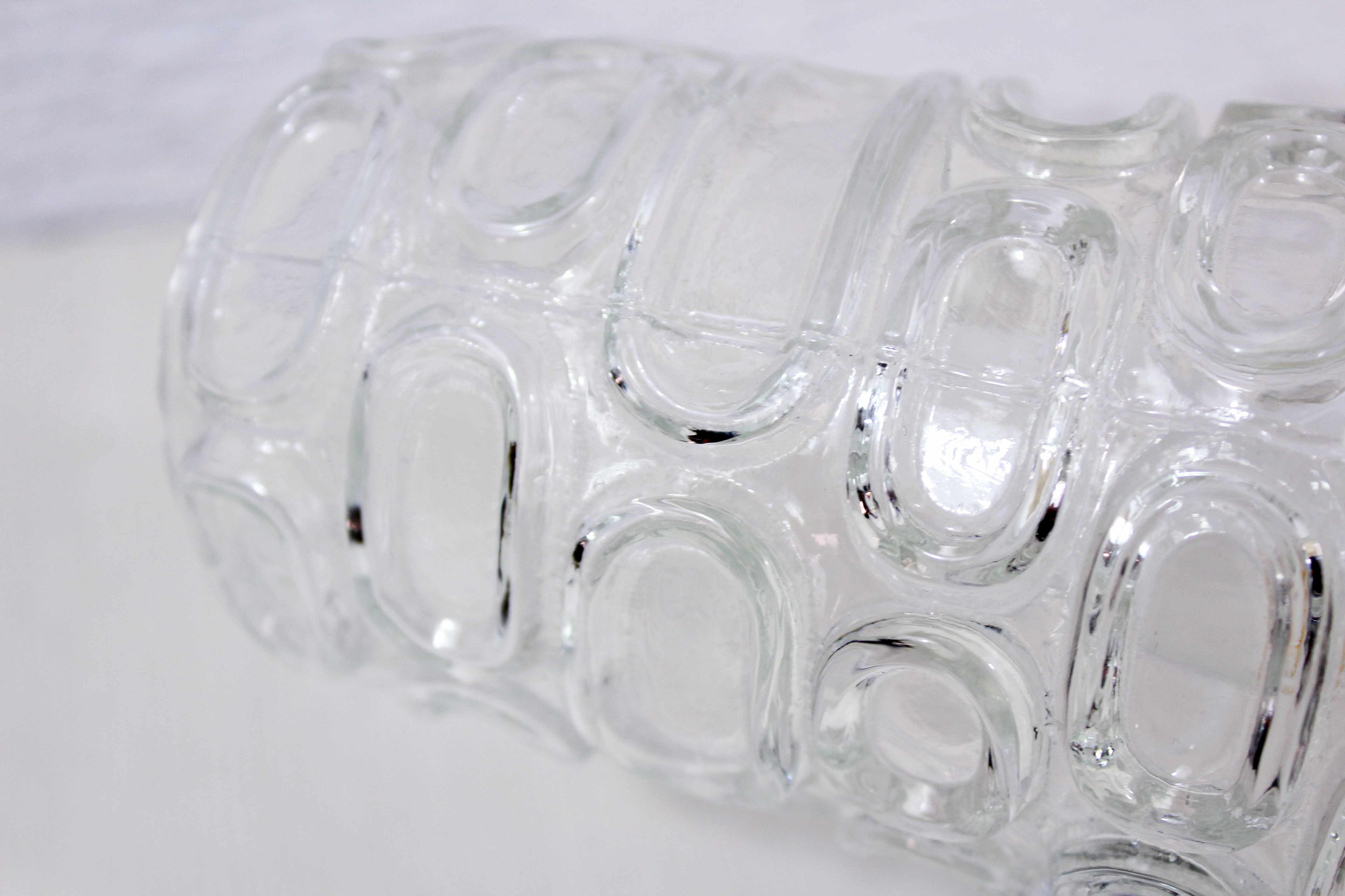 Vintage glass wall lamp