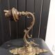 Brass wall light