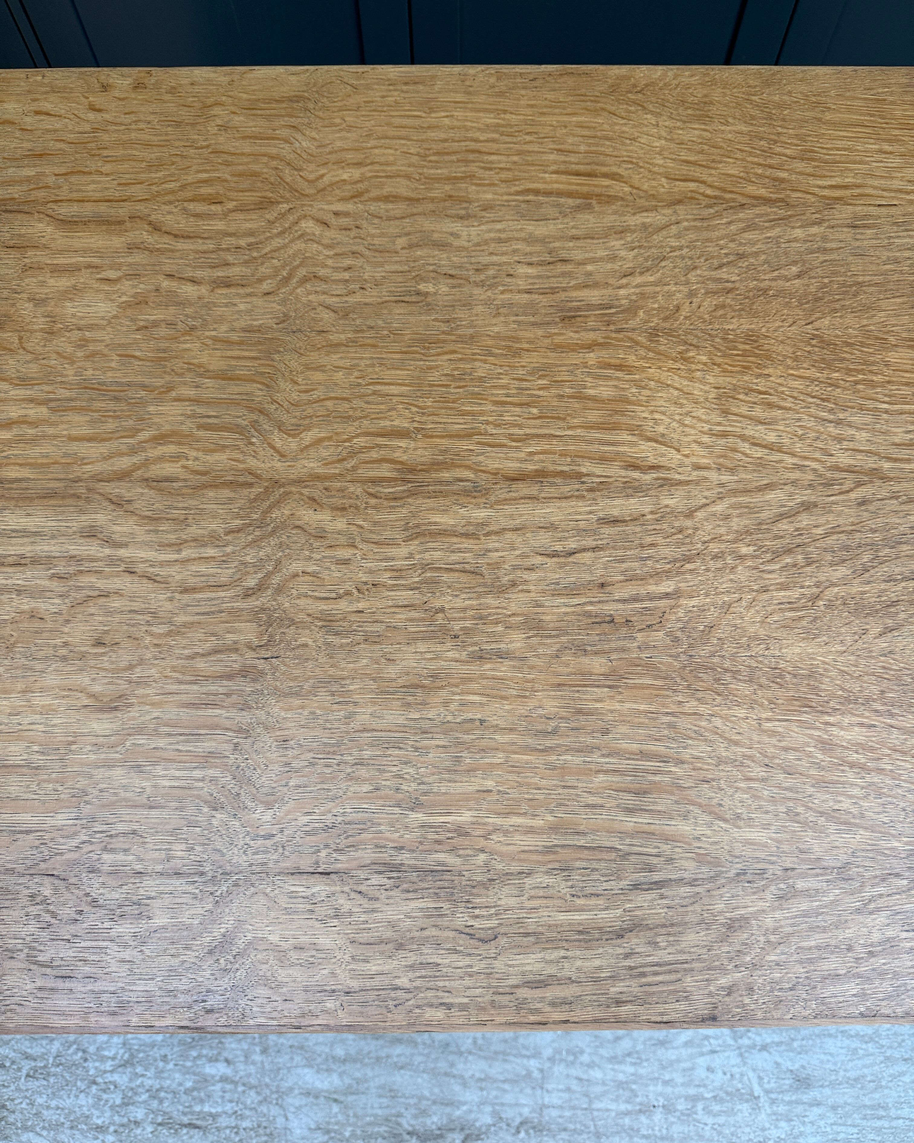 Renovated oak workbench island