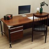 Bureau en palissandre, design italien, années 1970, designers : Ico et Luisa Parisi, manufacture