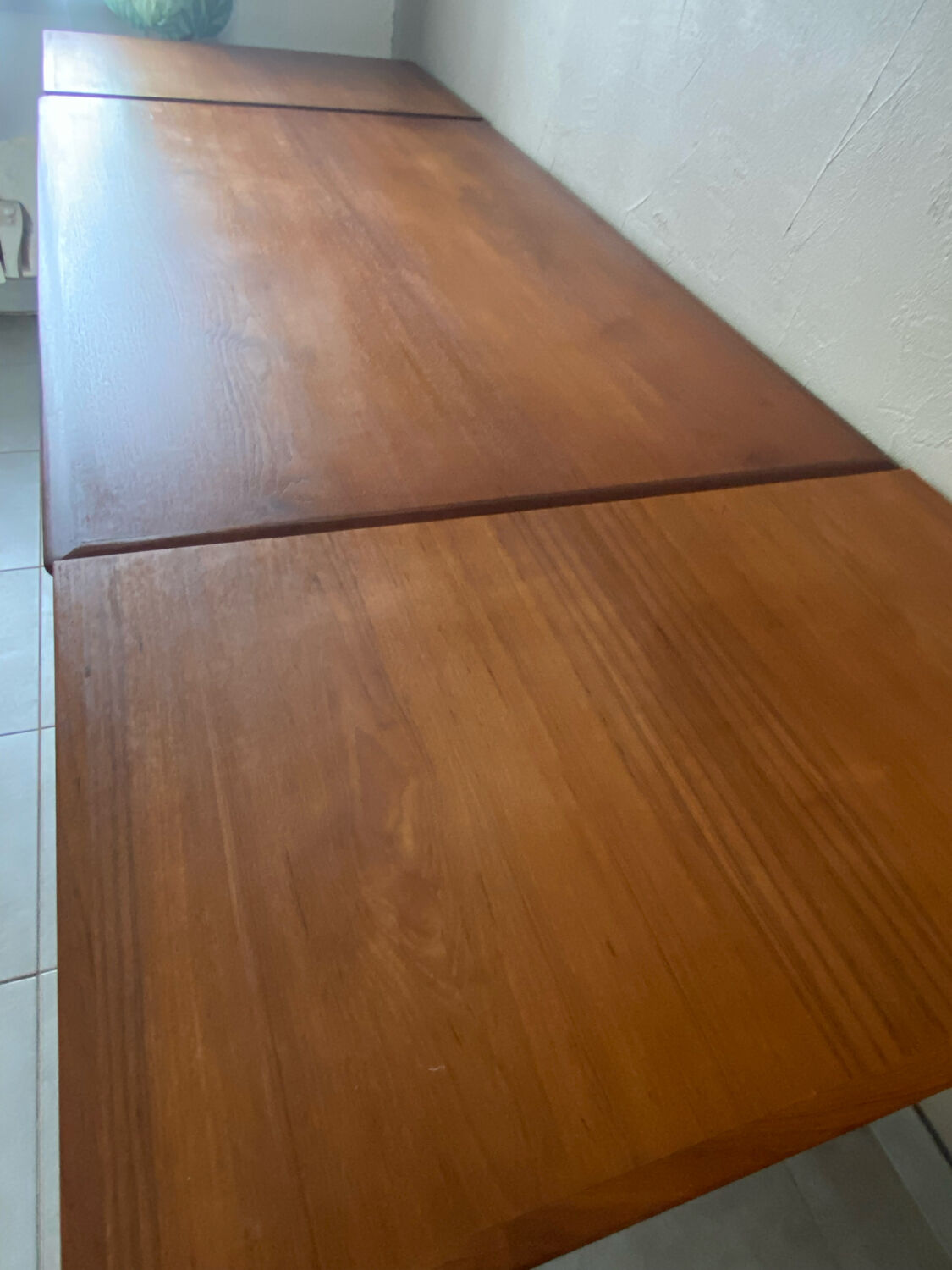 Vintage teak scandinavian signed table