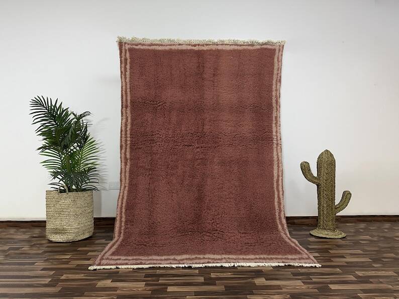 Brown moroccan carpet 250cmx150cm