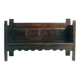 Antique walnut wooden Spanish siesta bench, Spain mid 1700s