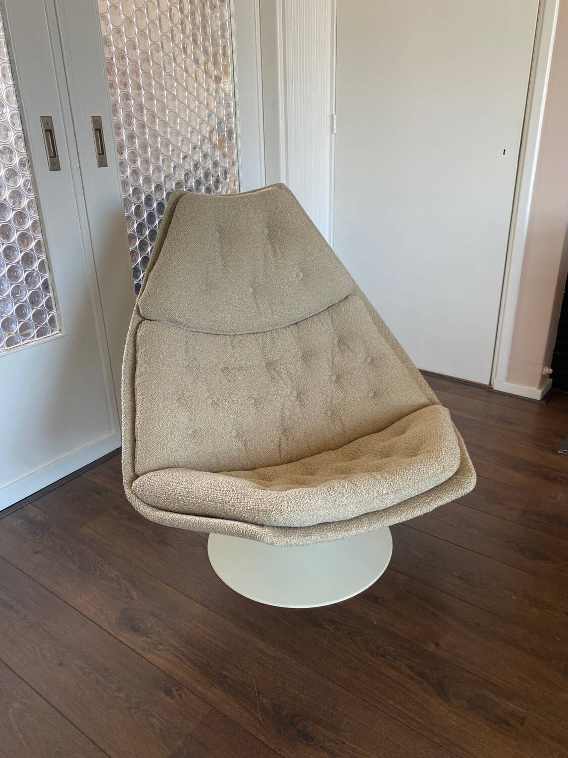 Fauteuil Lounge Artifort modèle F588 par Geoffrey Harcourt, années 1960