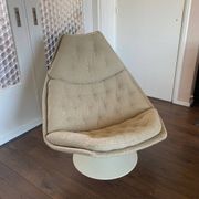 Fauteuil Lounge Artifort modèle F588 par Geoffrey Harcourt, années 1960