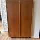 Vintage wooden wardrobe – Mid-century design – NOT Brussels