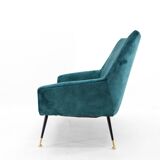 1950s Italian 2-Seater Sofa ,Restored