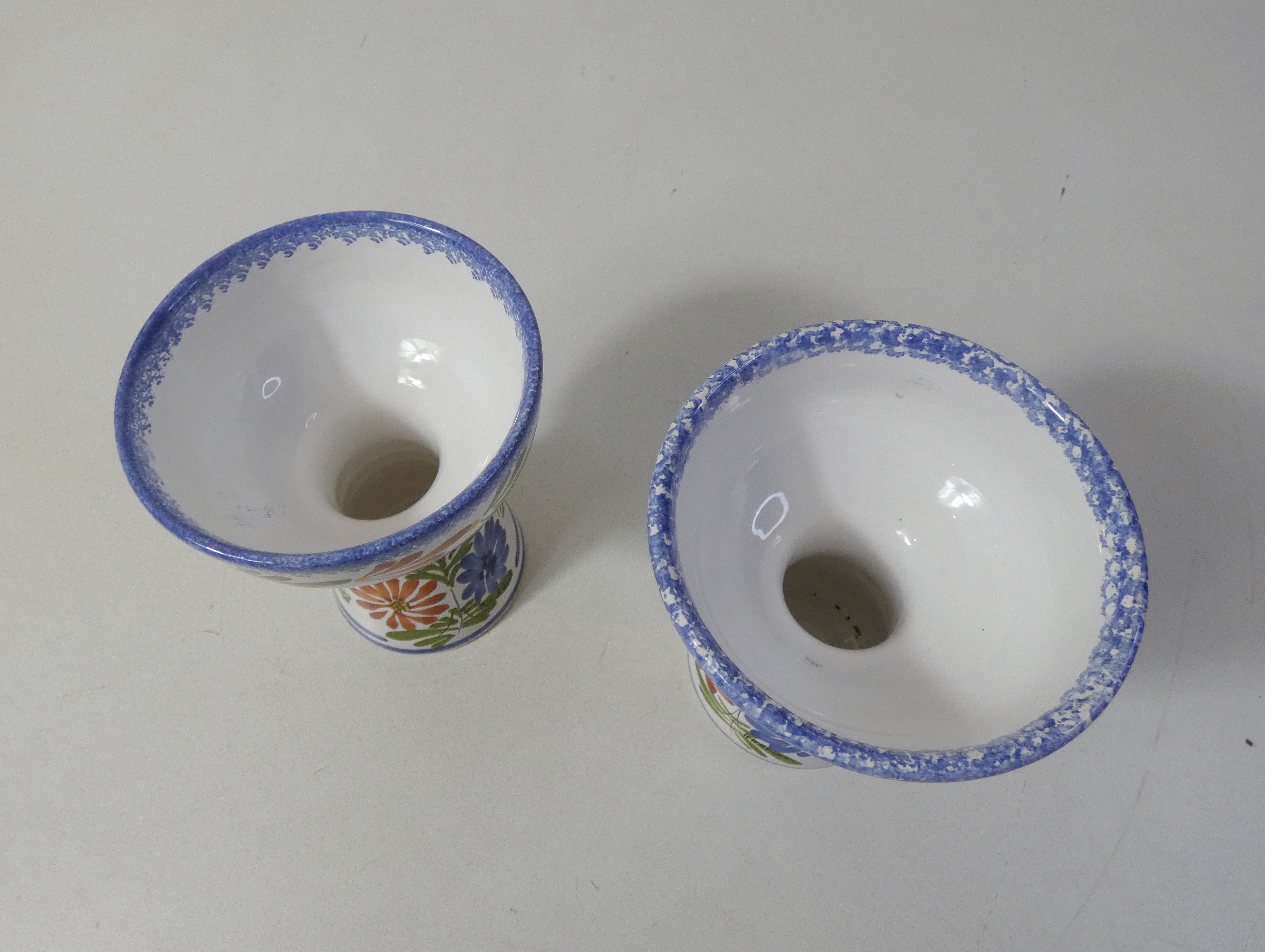 Quimper signed Keraluc 2 vases