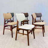 Six dining chairs