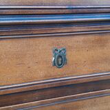 Chest of drawers 3 drawers louis XVl style wood and bronze