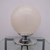 Estiluz lamp in chrome and opaline, 1970
