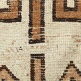 Vintage Brown & Beige Persian Runner Rug, 88x351Cm