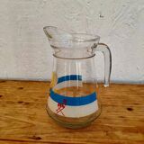 Pitcher with vintage glass summer décor