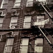 A suspended look Apartment fire escape New York City – 1953