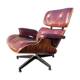 Original Eames lounge chair by Herman Miller in burgundy rosewood.