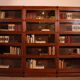 Library Wall of 3 Globe Wernicke Modules in Oak - 19th Century