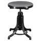 Tabouret de piano Thonet réglable en bois courbé, finition ébène noir, Tchécoslovaquie, années 1930