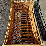 Vintage Rattan Basket – The Bohemian Cocoon for Baby (A