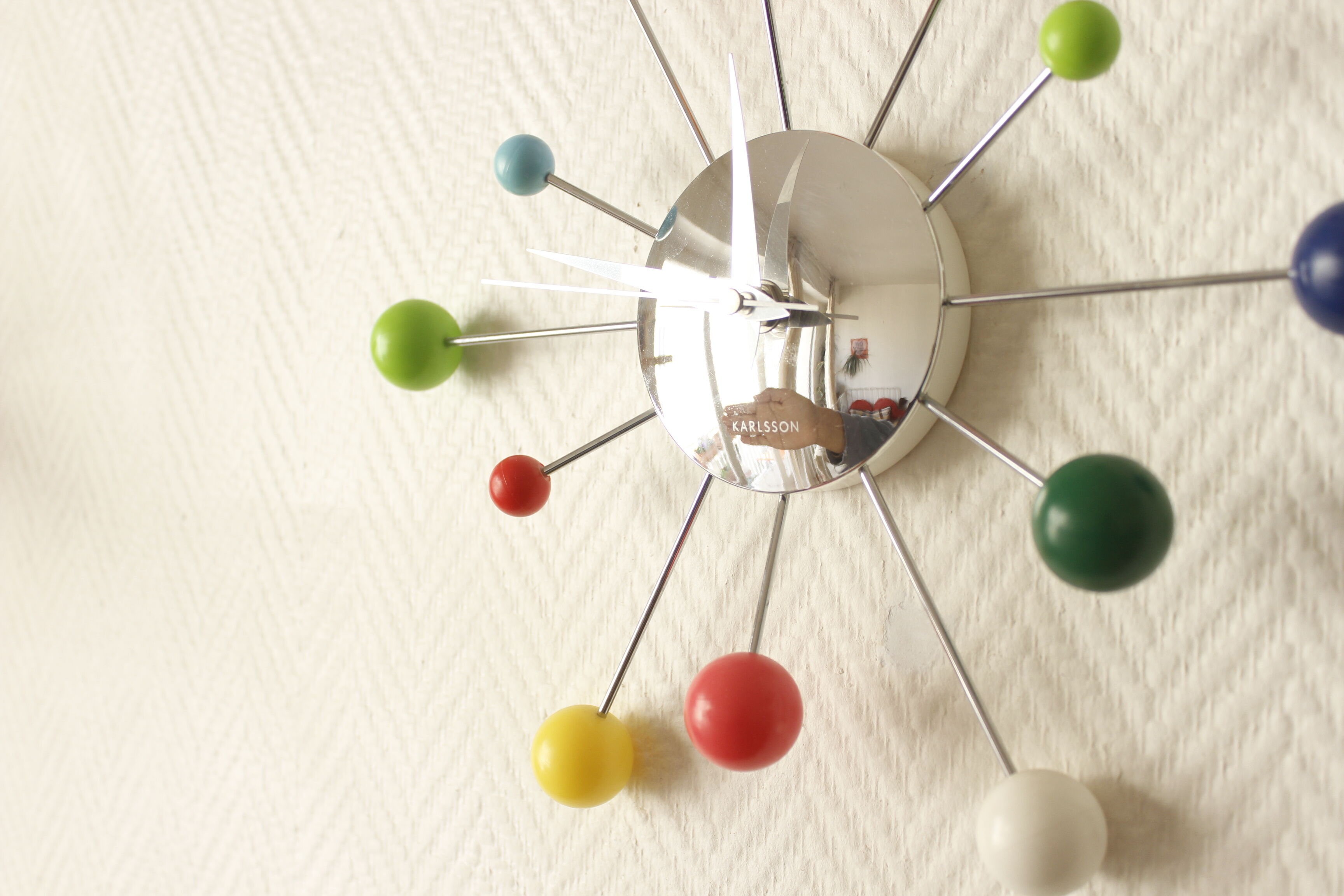 Karlsson Spider clock